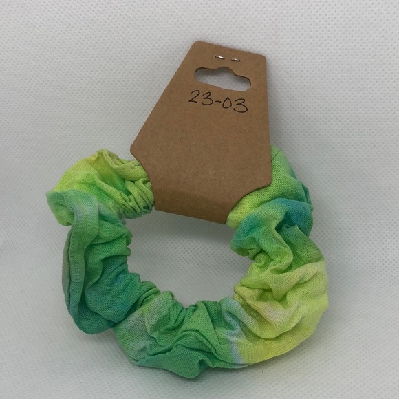 💚 100% Cotton 💛 Scrunchie 💚 Homemade 💛Dharma Tie Dye 💚 NWT 💛 - Picture 4 of 4